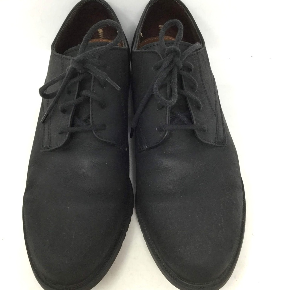 Bass Men's Casual Oxford Size US 8 Black Leather